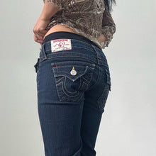 Cross-border Spring and Autumn American Retro Star Jeans Women's Multi-pocket Strap High Street Loose Straight Tooling Jeans