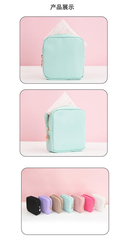 Cross-border Sanitary Napkin Storage Bag Auntie Napkin Carry-on Storage Bag Large Capacity Sanitary Napkin Monthly Small Bag Auntie Napkin Bag