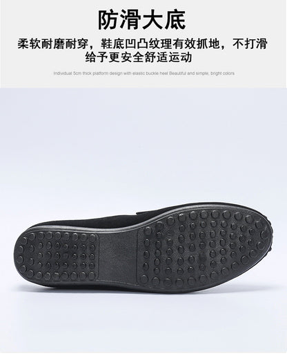 Men's Beanie Shoes, Half-Cup Breathable Toe-Toe Slip-Ons, Slip-On Half-Slippers, Men's Heelless Loafers for Men