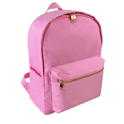 In stock waterproof backpack casual schoolbag large capacity high quality simple backpack school nylon storage bag