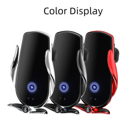 Magic clip M123 car wireless charger mobile phone bracket automatic induction electric clamping navigation bracket car bracket