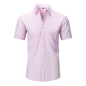 Cross-Border Lightweight Stretchy Plus-Size Men's Shirts, Wrinkle-Resistant Long-Sleeve Shirts, Amazon Cardigan Long-Sleeve Shirts for Men