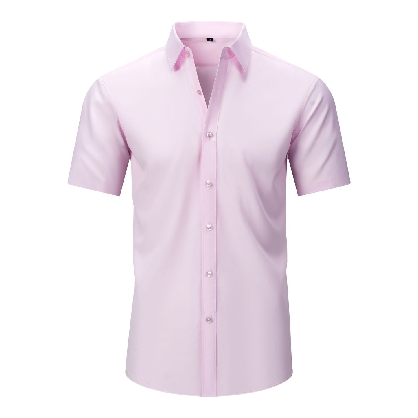 Cross-Border Four-Way Stretch Shirt Men's Shirt Wrinkle-Free and Anti-Wrinkle Amazon Export Thin Cardigan Long-Sleeved Shirt for Men