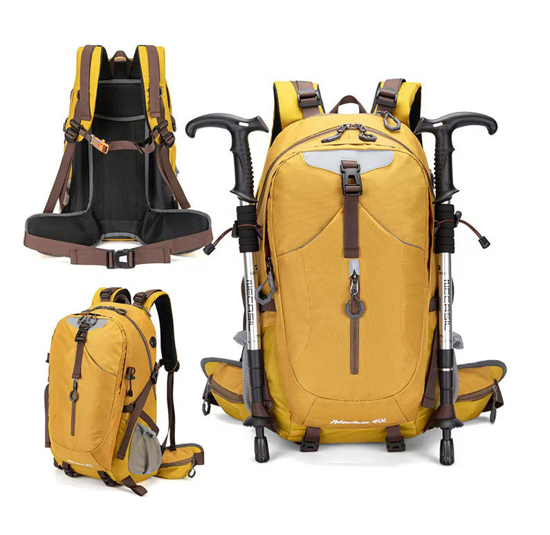 Cross-Border Outdoor Mountaineering Bag 40L Large Capacity Backpack for Men and Women New Hiking Backpack Cycling Bag