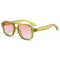 New European and American Ins Internet Celebrity Sunglasses Men's Cross-border Punk Trendy Show Sunglasses Double-beam Sunglasses Women's High-end Sense
