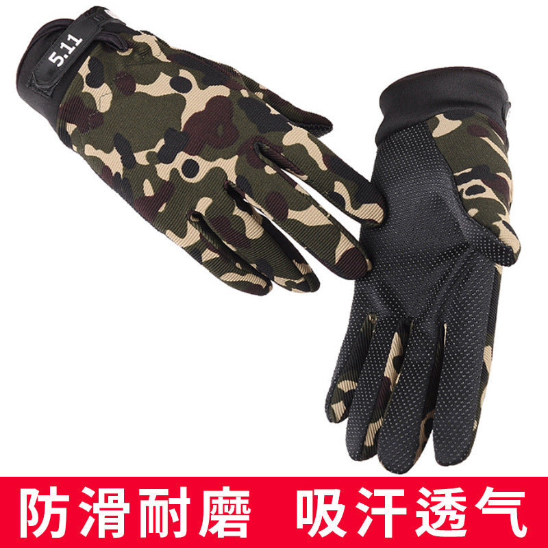 511 Men's and Women's Thin Gloves for Spring and Autumn, Long-Fingered and Half-Fingered, for Cycling, Sports, Fitness, Outdoor Mountaineering, Non-Slip, Cycling-Specific