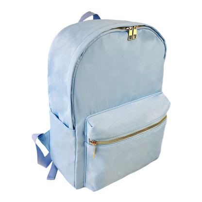 In stock waterproof backpack casual schoolbag large capacity high quality simple backpack school nylon storage bag