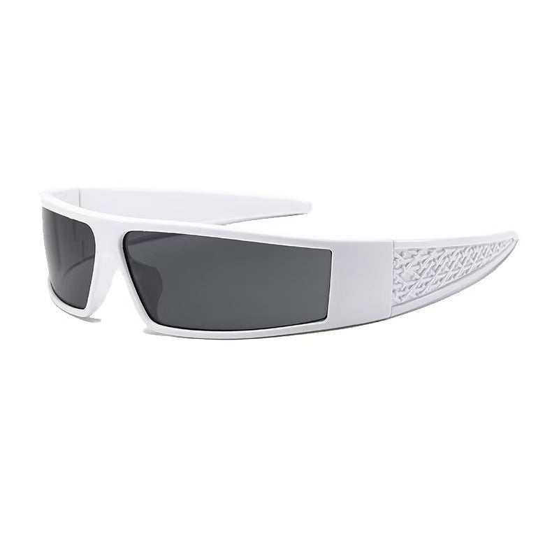 Hair Band Sunglasses Women's 2025 New High-end Sense European and American Niche Fashionable Distinctive Concave Style Windproof Riding Sunglasses