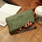 Lonny Women's Hand-Held Long Wallet Korean Style Handbag Multi-Functional Card Holder Mobile Phone Bag Coin Purse Women's Wallet
