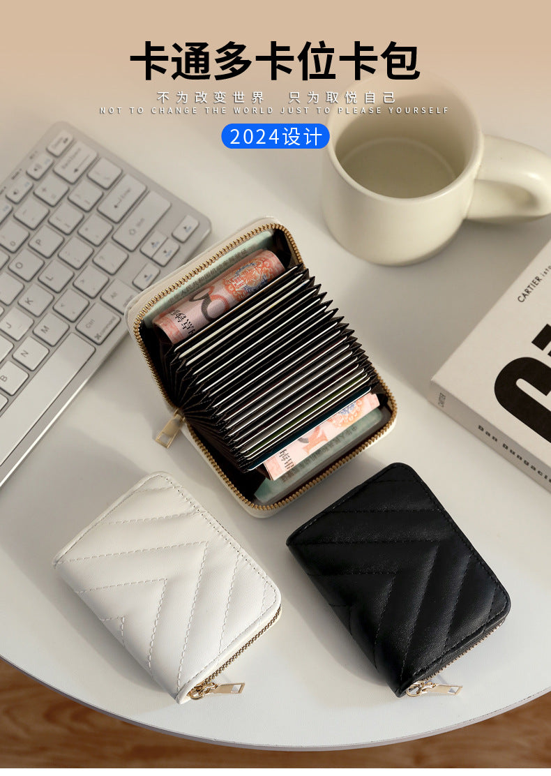 Women’s Small Card Wallet – Cute Fashion Multi-Card Holder, ID Wallet & Compact Coin Purse