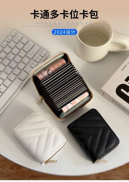 Women’s Small Card Wallet – Cute Fashion Multi-Card Holder, ID Wallet & Compact Coin Purse
