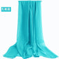 Candy Summer New Sun Protection Shawl Chiffon Imitation Silk Scarf Seaside Beach Towel Solid Color Silk Scarf Scarf Wholesale