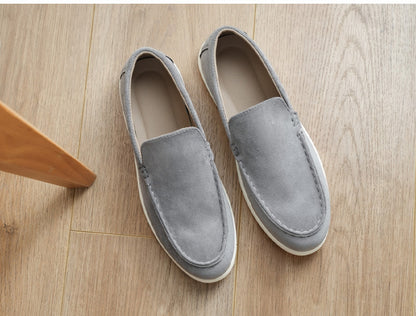 Cross-Border Popular Slip-On Suede Loafers Slip-On Slip-Ons Casual Fashion Beanie Shoes for Men Dropshipping