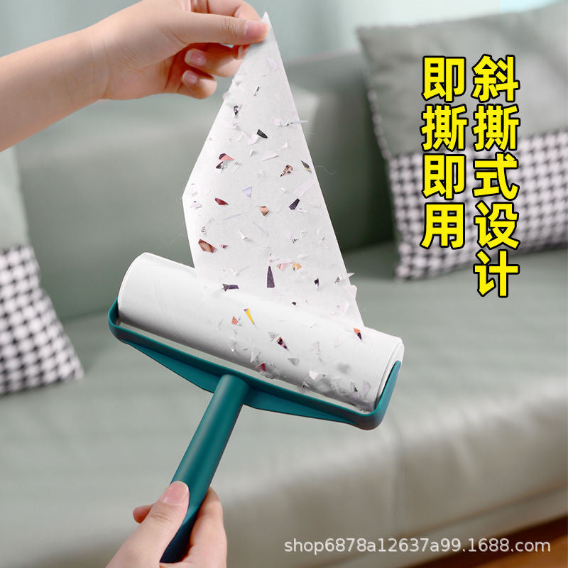 Hair Sticker Tearable Roller Clothes Hair Removal Artifact Pet Hair Removal Roller Brush Hair Sticky Roll Paper Clothes Dust Sticky Paper