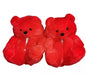 Cartoon Warm Teddy Bear Slippers Cute Little Bear Cotton Shoes Oversized Bear Indoor Home Shoes Winter Plush Wool Warm