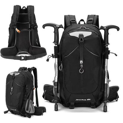 Cross-Border Outdoor Mountaineering Bag 40L Large Capacity Backpack for Men and Women New Hiking Backpack Cycling Bag