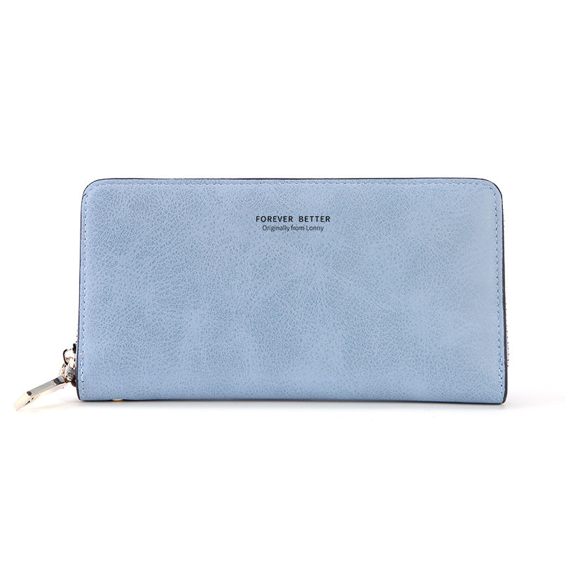 Lonny Women’s Long Wallet & Phone Bag – Korean Style Multi-Function Clutch