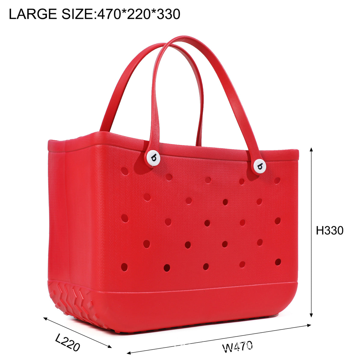 Eva Beach Bag Hole Bag Satchel Handbag Waterproof Travel Bag Washable Suitable for Sports Beach Pool