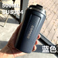 Summer Insulated Stainless Steel Water Cup, Thermos Cup, Coffee Cup, Double-Layer Car Cup, Smart Display Gift Cup, Customizable