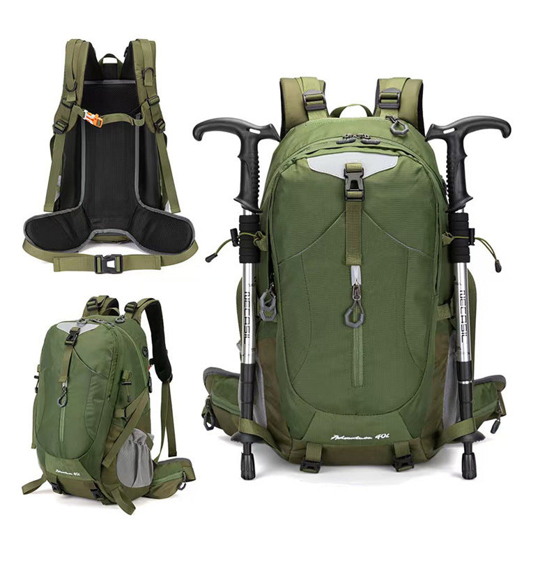 Cross-Border Outdoor Mountaineering Bag 40L Large Capacity Backpack for Men and Women New Hiking Backpack Cycling Bag