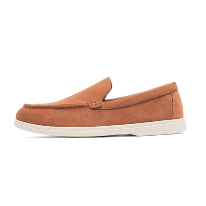 2025 New Men's Suede Beans Shoes Slip-on Lazy Loafers Casual Men's Shoes for B- 2