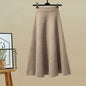 Autumn and Winter Women's Suit 2025 New Design High-Neck Knitted Sweater and Slimming Skirt Two-Piece Set