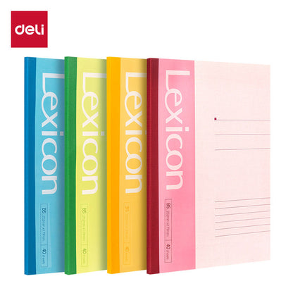 Deli Notebook B5 Large A4 Notepad Thickeneded Soft Copy A5 Simple Business Exercise Book Soft Surface Copy