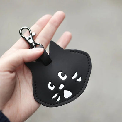 Cute Cat Key Case & Storage Bag – Creative Unisex Car Key Holder Pendant with Unique Design