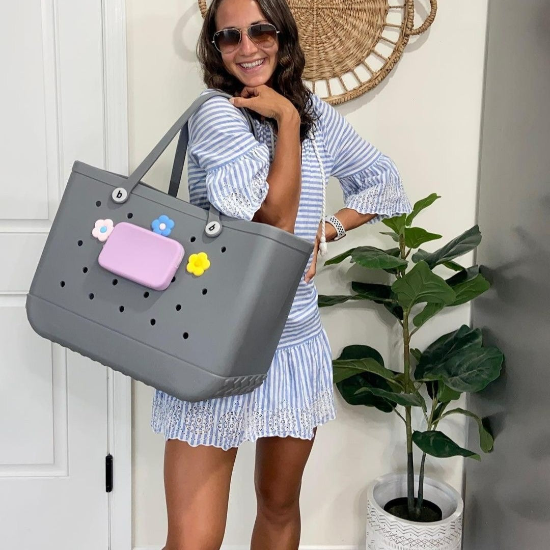 Eva Beach Bag Hole Bag Satchel Handbag Waterproof Travel Bag Washable Suitable for Sports Beach Pool