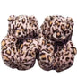 Cartoon Warm Teddy Bear Slippers Cute Little Bear Cotton Shoes Oversized Bear Indoor Home Shoes Winter Plush Wool Warm