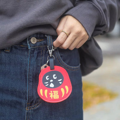 Cute Cat Key Case & Storage Bag – Creative Unisex Car Key Holder Pendant with Unique Design
