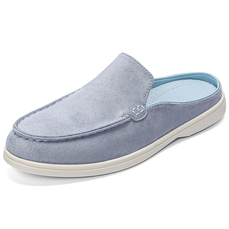Cross-Border Popular Slip-On Suede Loafers Slip-On Slip-Ons Casual Fashion Beanie Shoes for Men Dropshipping
