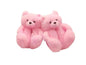 Cartoon Warm Teddy Bear Slippers Cute Little Bear Cotton Shoes Oversized Bear Indoor Home Shoes Winter Plush Wool Warm