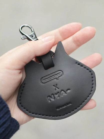 Cute Cat Key Case & Storage Bag – Creative Unisex Car Key Holder Pendant with Unique Design