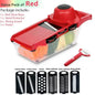Multifunctional Vegetable Chopper & Grater – Manual Fruit, Potato, Cheese & Onion Slicer