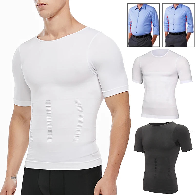 Men’s Body Shaper & Waist Control Vest – Slimming Shapewear with Posture Support