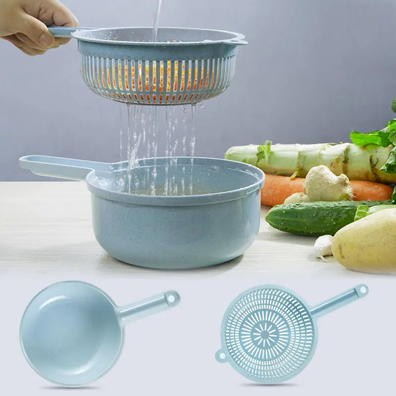Multifunctional Vegetable Chopper & Grater – Manual Fruit, Potato, Cheese & Onion Slicer